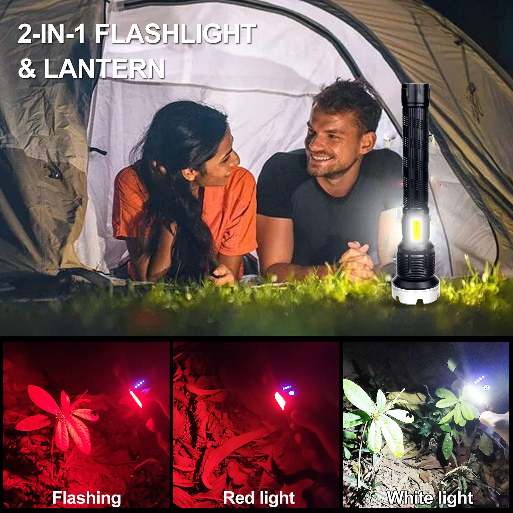 🔥  Promotion- SAVE 48%🔥🔥LED Rechargeable Tactical Laser Flashlight