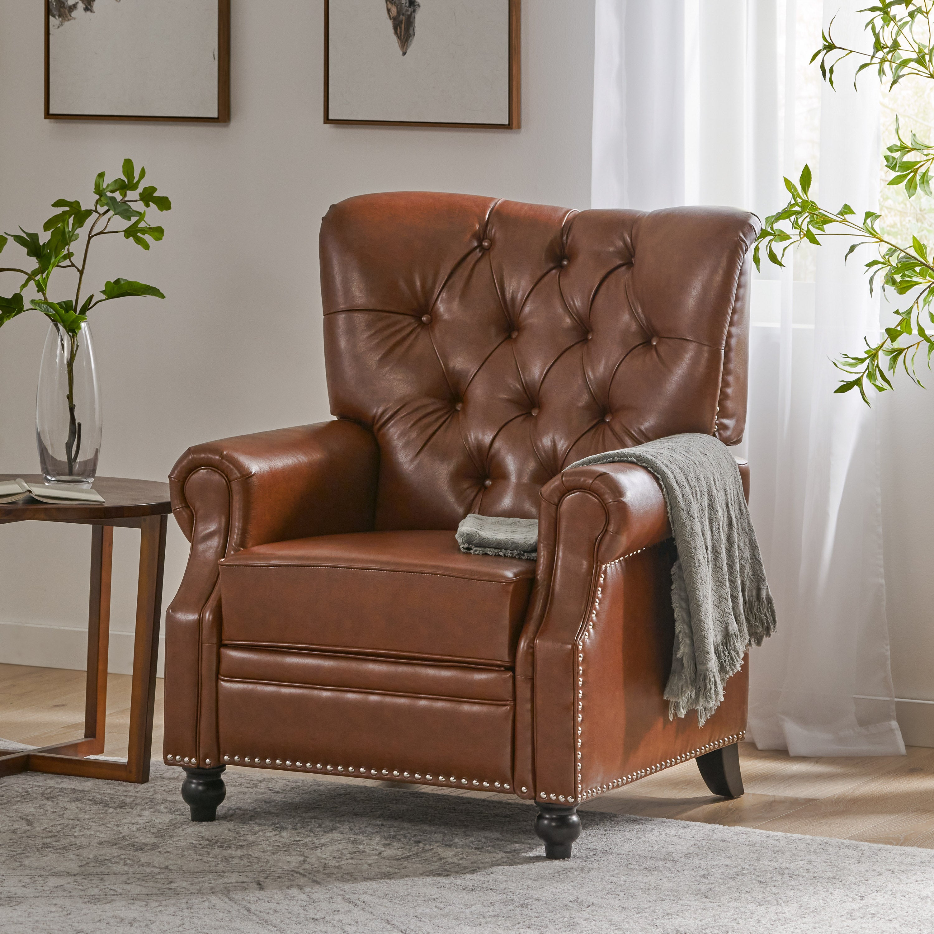 Welch Contemporary Tufted Recliner