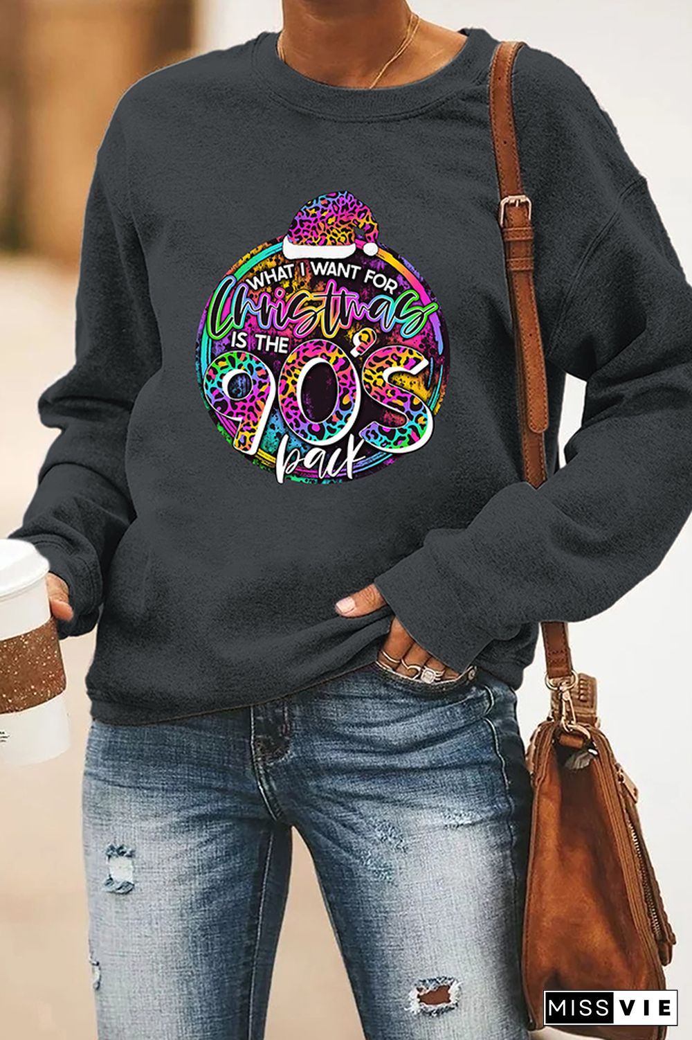 What I Want For Christmas Is The 90's Back Sweatshirt Wholesale