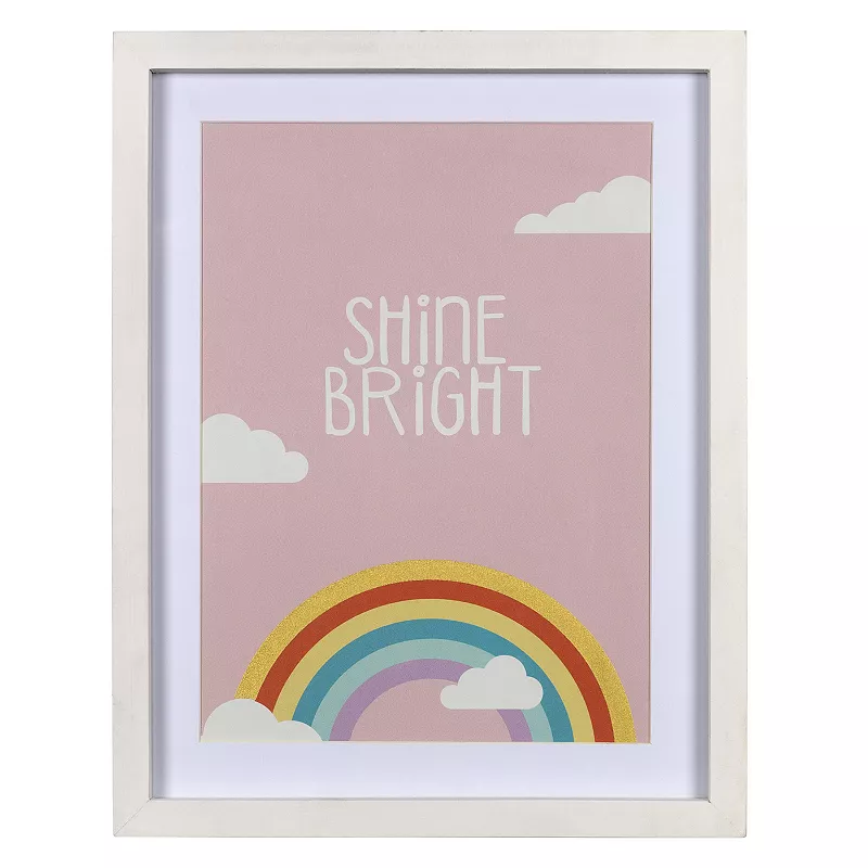 Stratton Home Decor Rainbow Shine Bright Wall Art