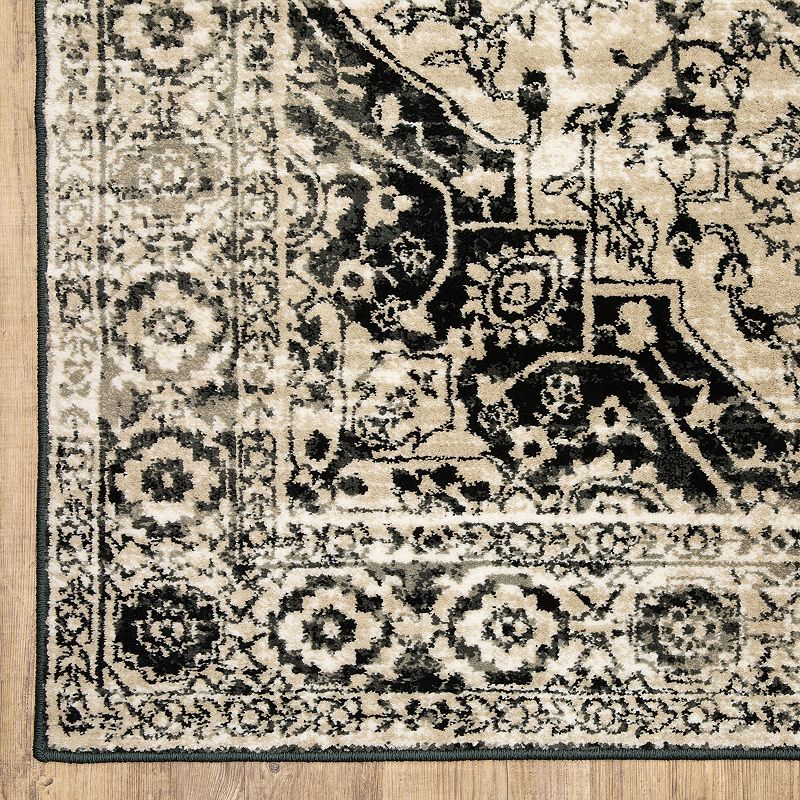 StyleHaven Genova Distressed Medallion Area Rug