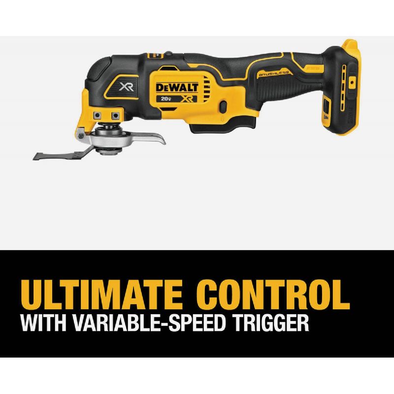 DW 20V MAX XR Lithium-Ion Brushless Cordless Oscillating Tool