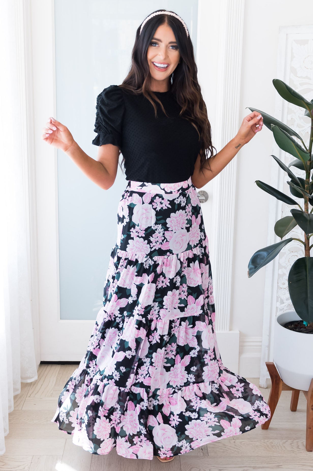 Boho Beauty Modest Maxi Skirt