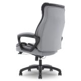 Shaquille O'Neal Amphion Ergonomic Bonded Leather High-Back Executive Chair， Gray