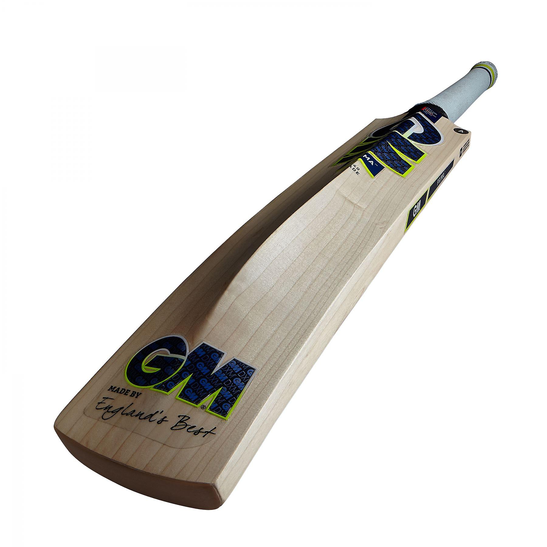 Gunn and Moore Junior Bat Cricket PRIMA DXM 404 Rubber Grip Handle English Willow