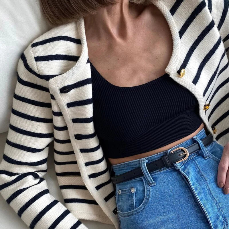 Modana Striped Sweater