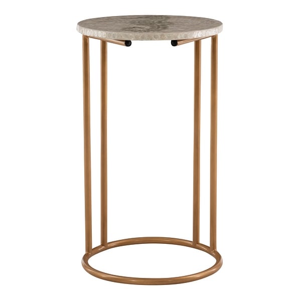 Purcell Capiz Mosaic Accent C Table