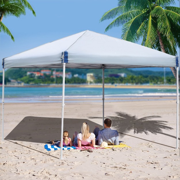 Aoodor 9 8 x27 x9 8 x27 Pop Up Canopy Tent With Roller Bag Portable Instant Shade Canopy