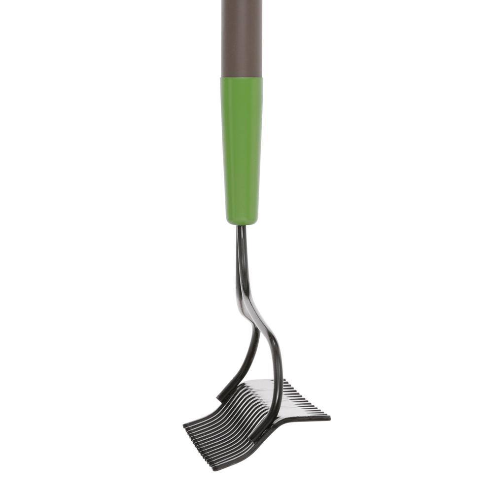 Ames 57.5 in. Fiberglass Handle 16-Tine Double Play Bow Rake 28252100