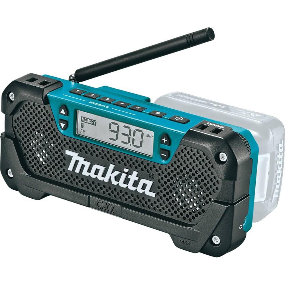 Makita 12 Volt CXT Lithium-Ion Cordless Compact Job Site Radio (Tool Only) RM02 from Makita