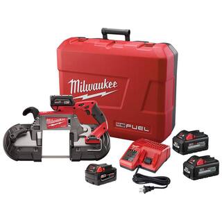 MW M18 FUEL 18V Lithium-Ion Brushless Cordless Deep Cut Band Saw Kit with Two 6.0Ah Batteries 2729-22-48-11-1862