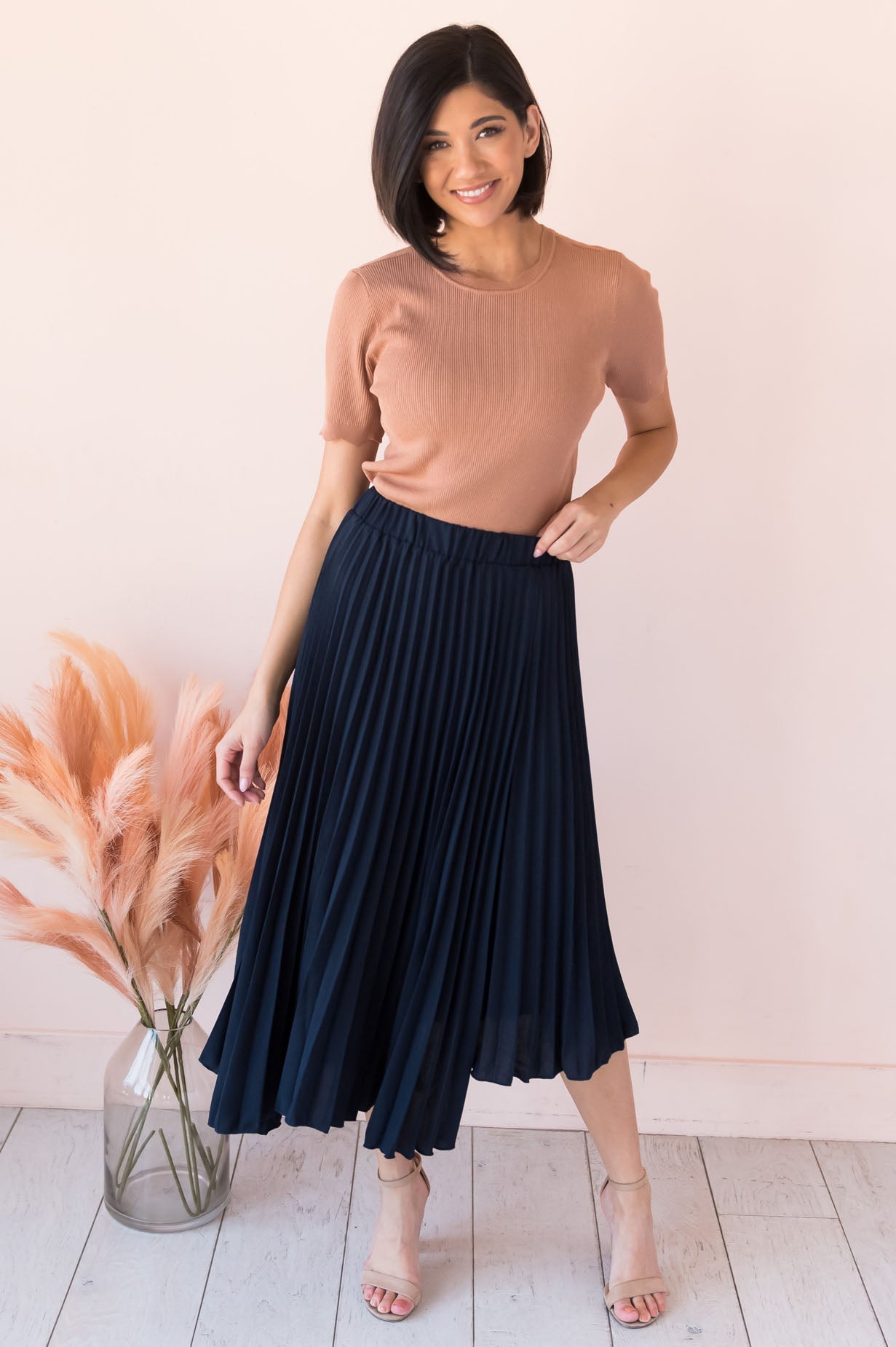 You Say I Am Loved Modest Pleat Skirt