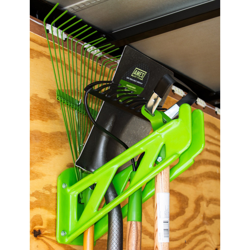 Green Touch Large Ten Hand Tool Rack For Enclosed Trailer