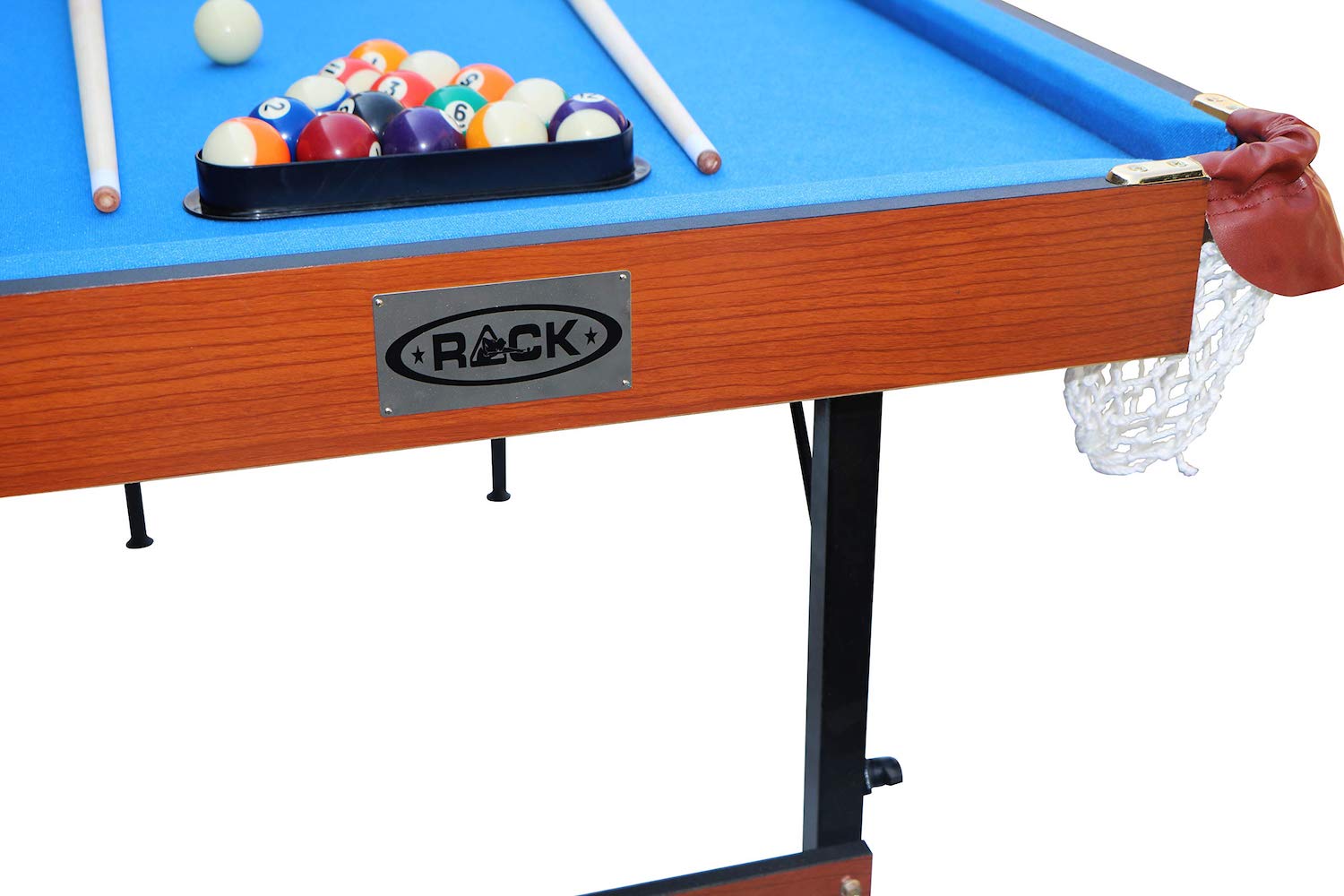 RACK Crucis 5.5-Foot Folding Billiard/Pool Table (Blue)