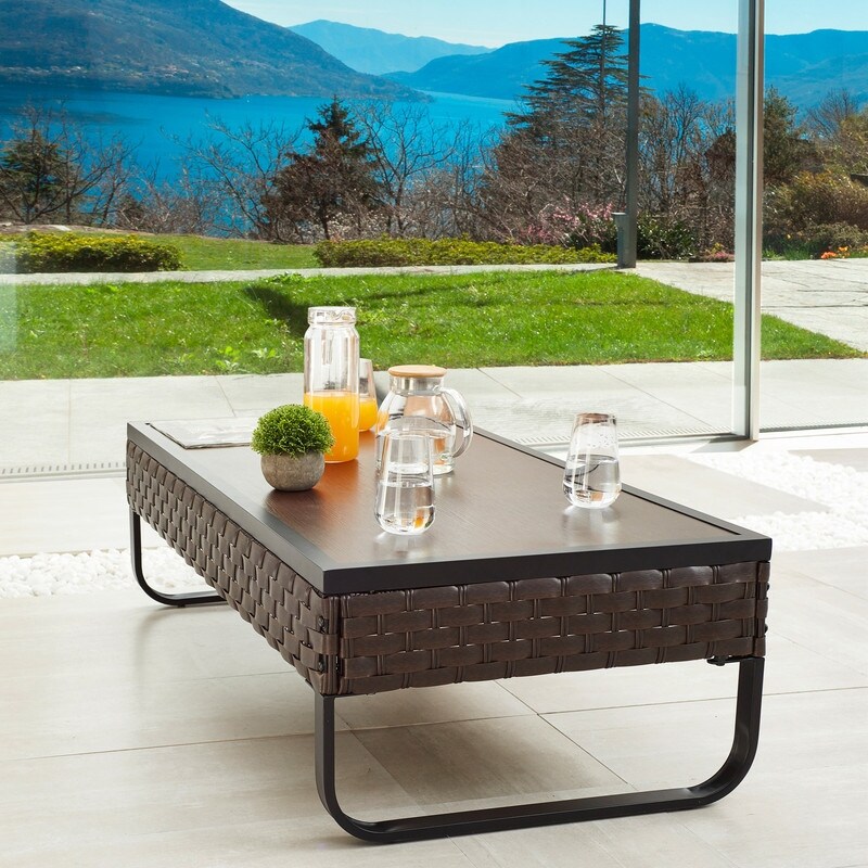 Patio Festival Outdoor U Leg Collection Coffee Table