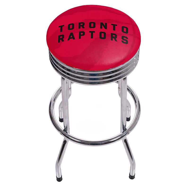 Toronto Raptors Padded Ribbed Bar Stool