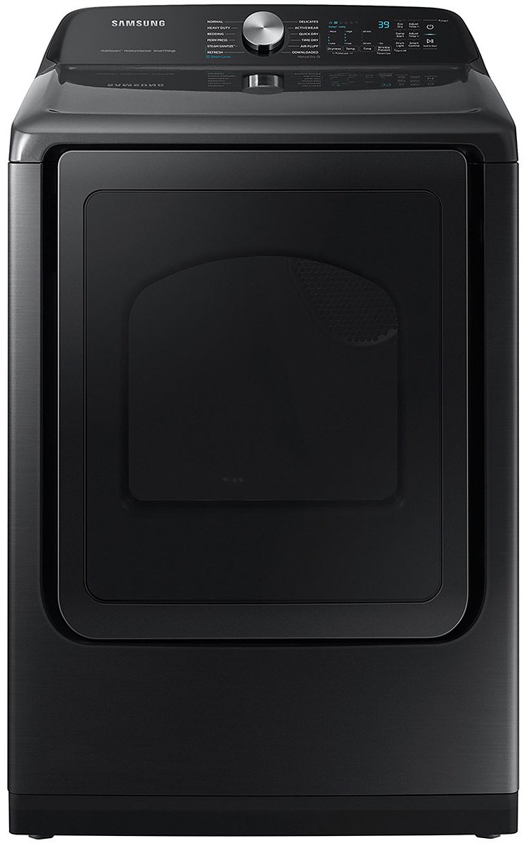  7.4 Cu. Ft. Brushed Black Smart Electric Dryer With Steam Sanitize+