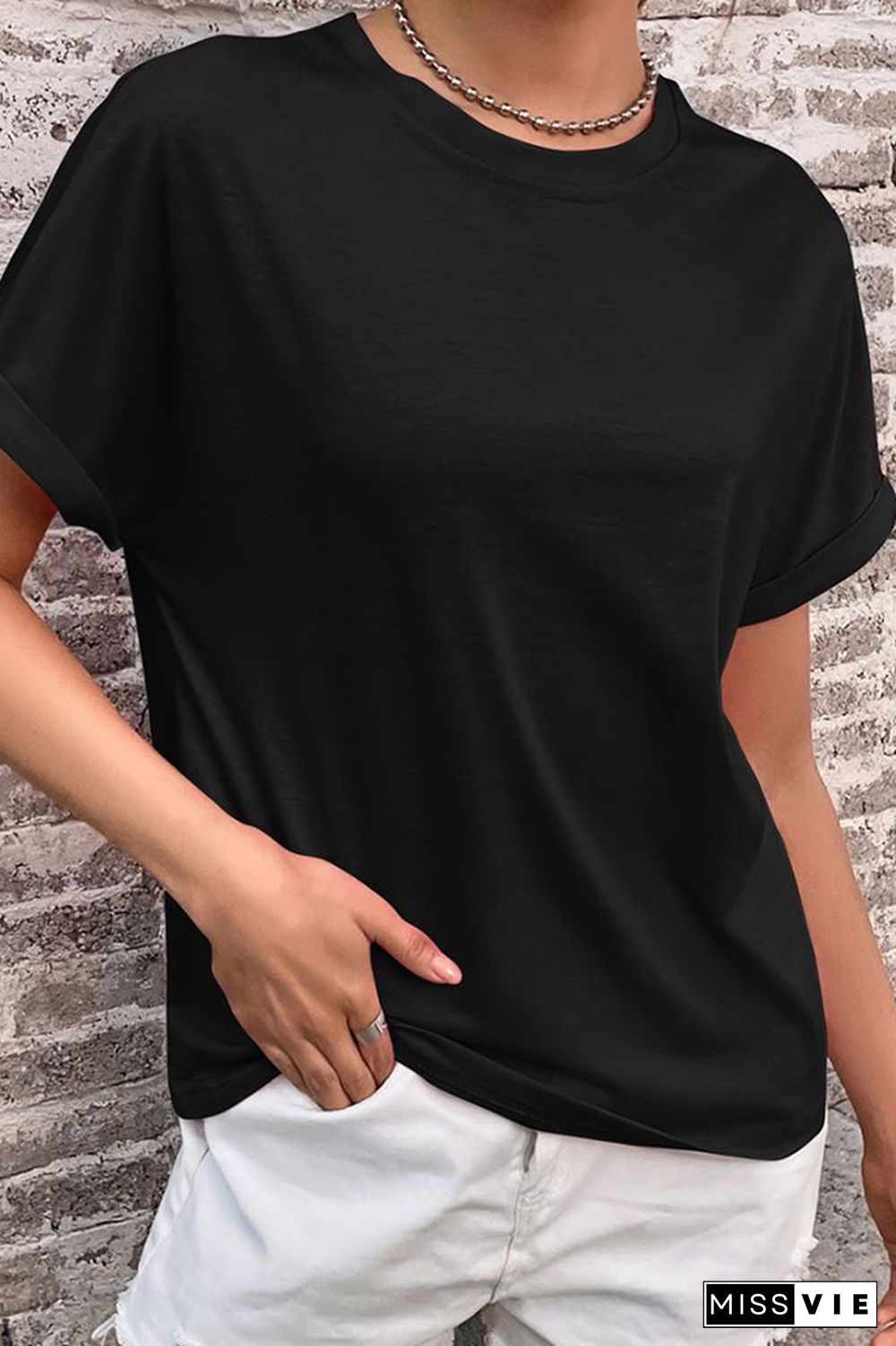 Plain Essencial Short Sleeves Tee