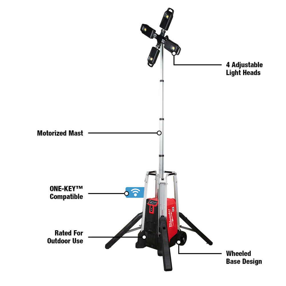 Milwaukee MX FUEL ROCKET Tower Light/Charger Kit MXF041-1XC from Milwaukee