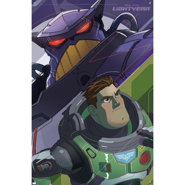 Trends International Disney Pixar Lightyear Buzz And Zurg Unframed Wall Poster Prints