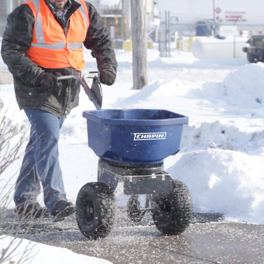 Chapin 82400B 100 lbs. Professional Wide Mouth Rock Salt Spreader