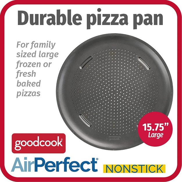 Insulated Nonstick Carbon Steel Pizza Pan With Holes