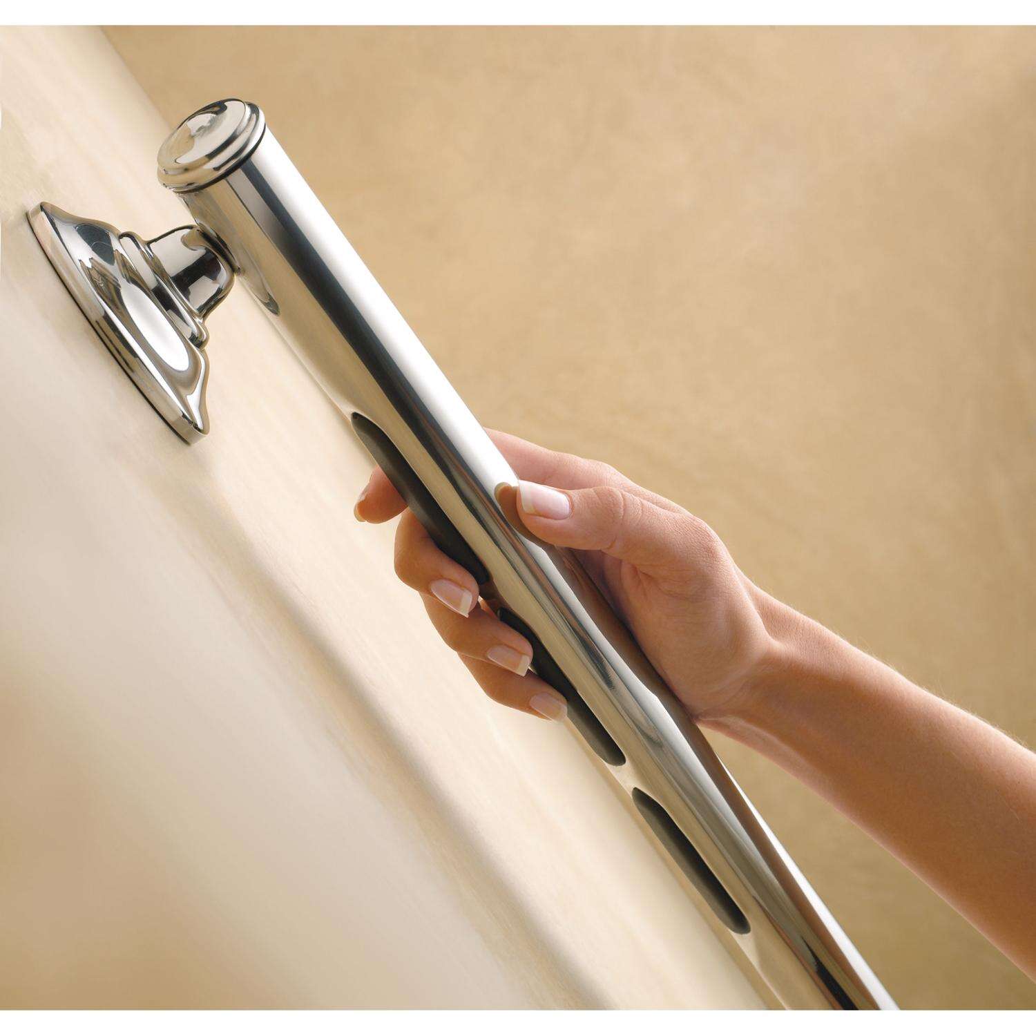 Moen Home Care 16 in. L ADA Compliant Chrome Stainless Steel Grab Bar