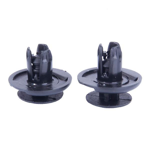 10pcs High-strength Plastic Push Type Clips Oem 91512-sx0-003 Black 80678