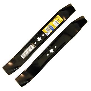 Cub Cadet Original Equipment 3-in-1 Blade Set for Select 42 in. Riding Lawn Mowers with 6-Point Star OE# 942-0616 942-0616A 490-110-C122