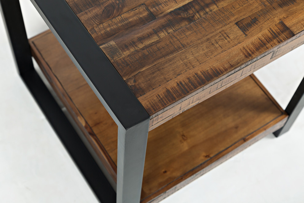 Loftworks End Table   Industrial   Side Tables And End Tables   by HedgeApple  Houzz