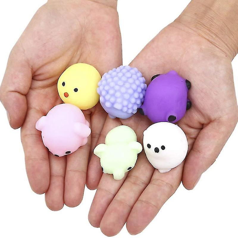 24pcs Squishy Toy Cute Animal Antistress Ball  Mochi Toy Stress Relief Toys