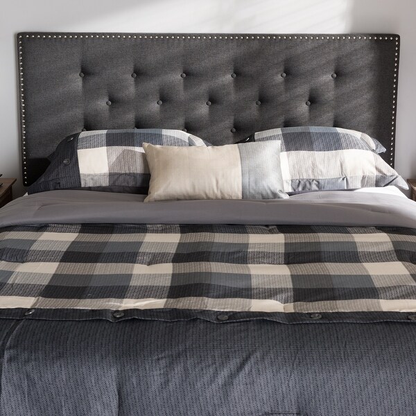 Contemporary Fabric Headboard by Baxton Studio - - 19487338