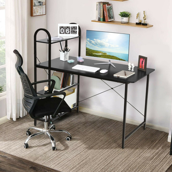 Costway 78915603 48 Inch Reversible Computer Desk ...