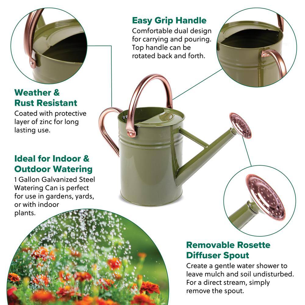 Gardman 1 Gal. Watering Can Tweed Green R34882X