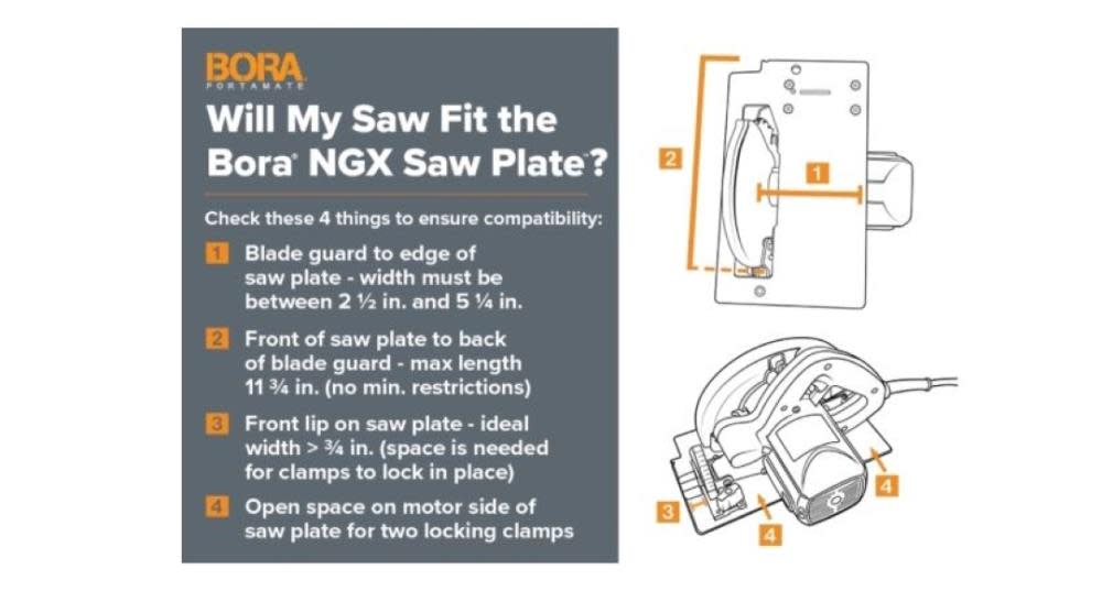 Bora NGX Compact Cutting System Kit ;