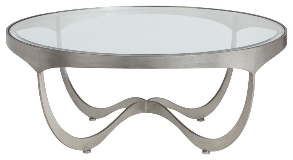 Sophie Round Cocktail Table   Contemporary   Coffee Tables   by Lexington Home Brands  Houzz