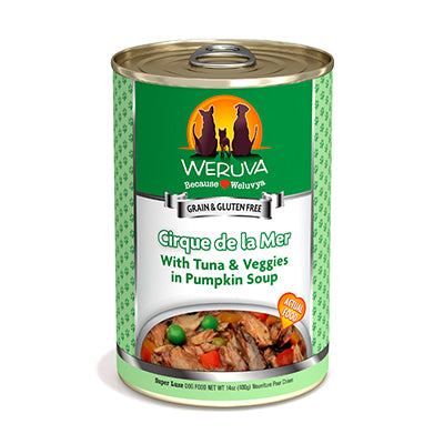 Weruva Cirque de la Mer with Tuna and Veggies in Pumpkin Soup Canned Dog