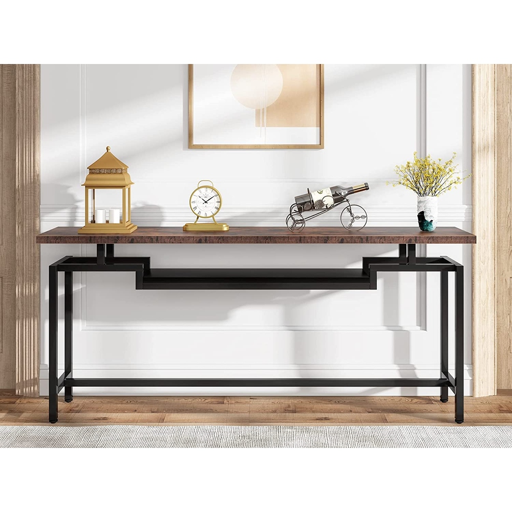 70.9 Inches Console Table  Narrow Long Sofa Tabl Entryway Table for Hallway  Living Room