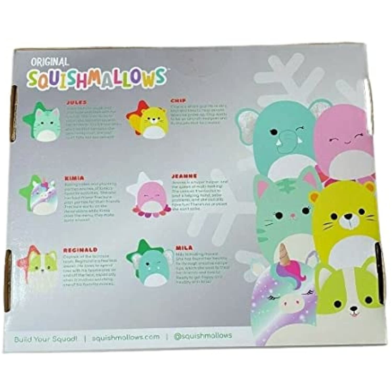 Squishmallows 5 Plush Toys (6 Pieces)