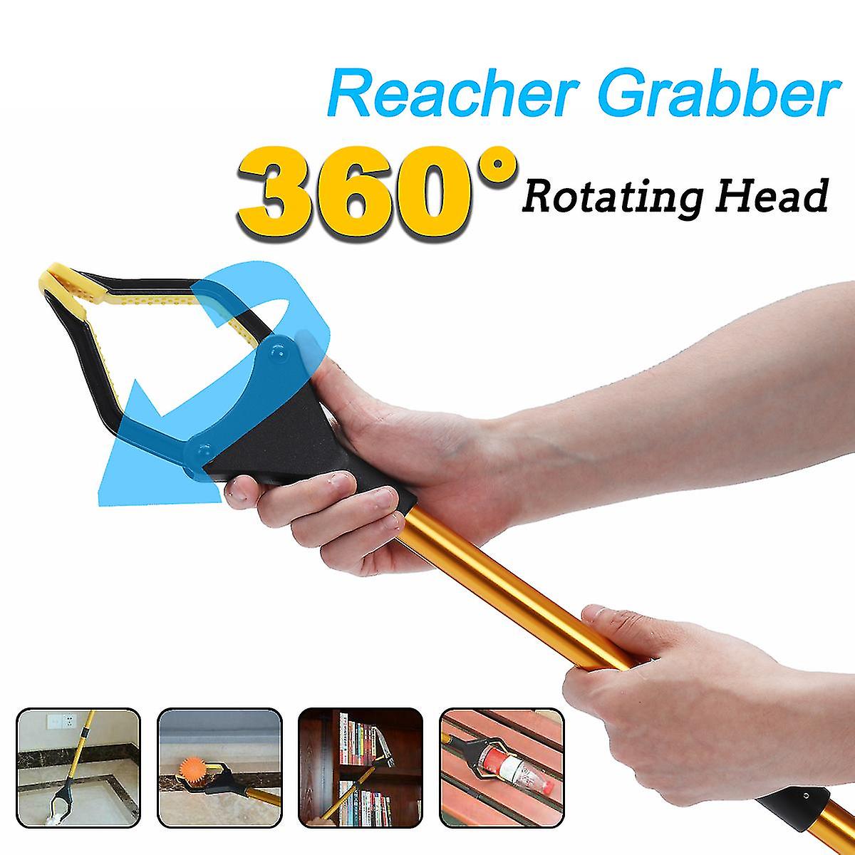 78cm Folding Garbage Pick Up Tool Grabber Reacher Stick Reaching Grab Claw Grip