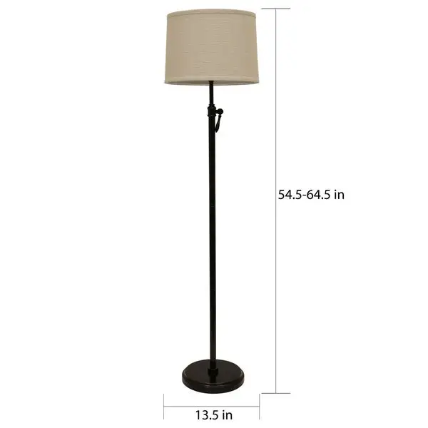 Copper Grove Armlin Adjustable Floor Lamp