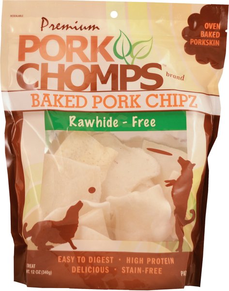 Premium Pork Chomps Baked Chipz Dog Treats