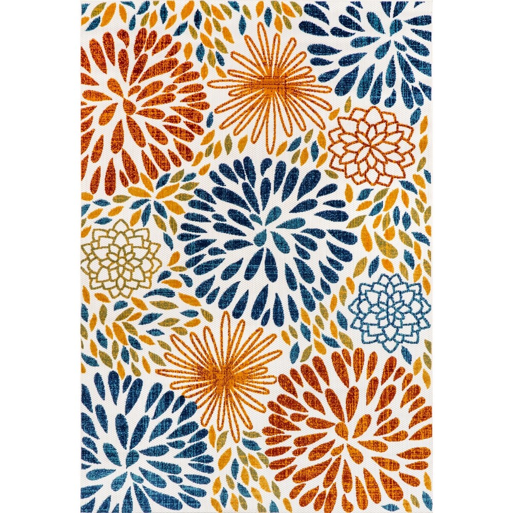 Brooklyn Rug Co Ronda Bold Floral Indoor/Outdoor Area Rug