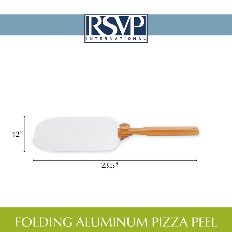 RSVP Folding Aluminum Pizza Peel