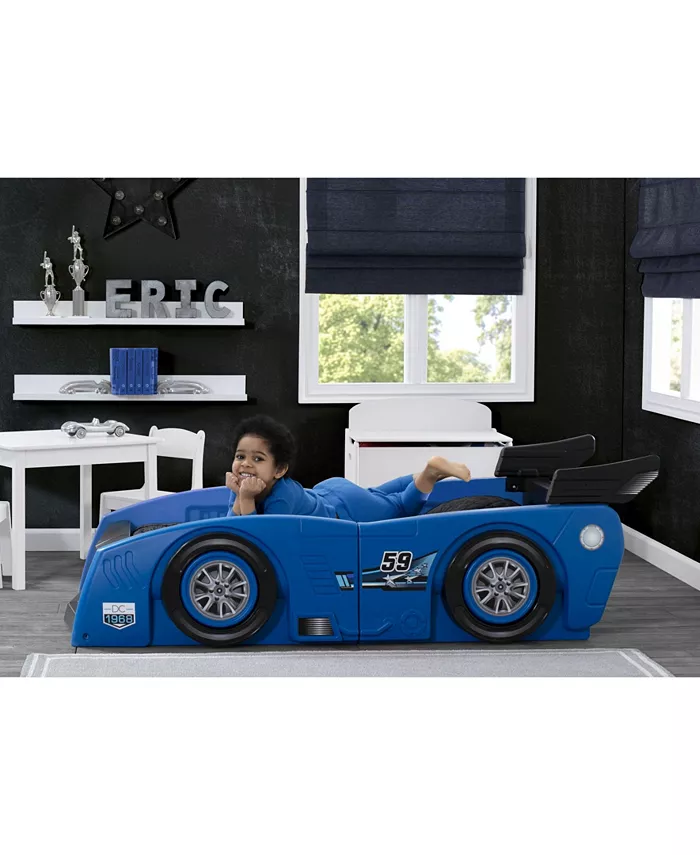 Delta Children Grand Prix Race Car Toddler and Twin Bed