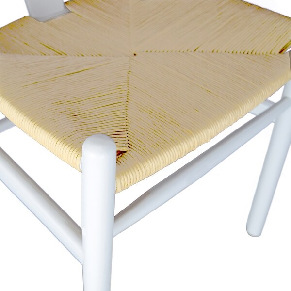 Dining Armchair with Woven Paper-cord Seat