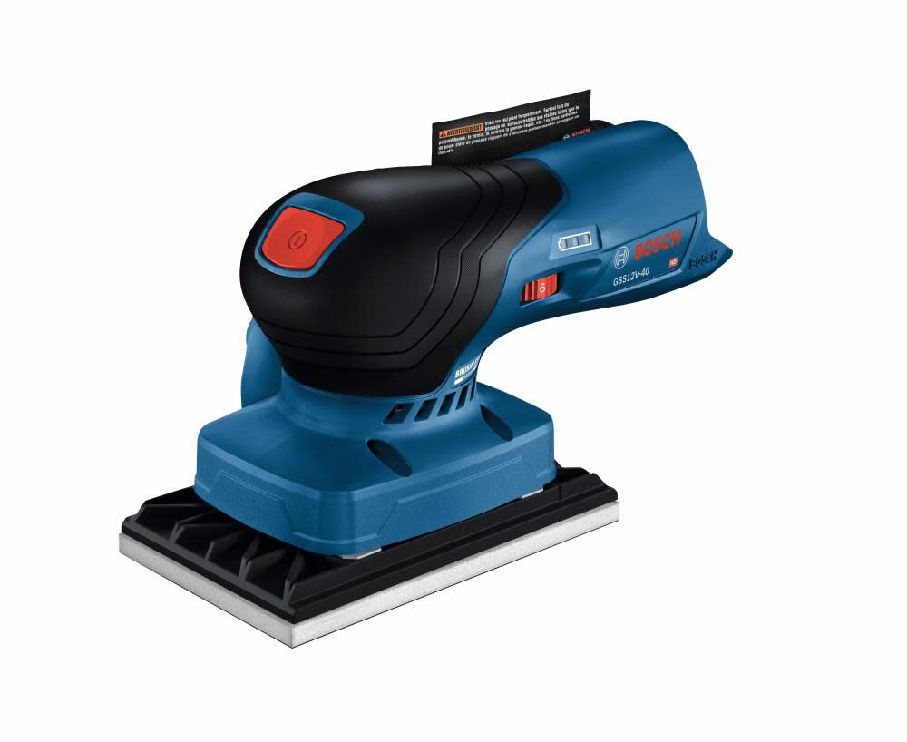 Bosch 18V 1/4 Sheet Orbital Finishing Sander Bare Tool GSS18V-40N from Bosch