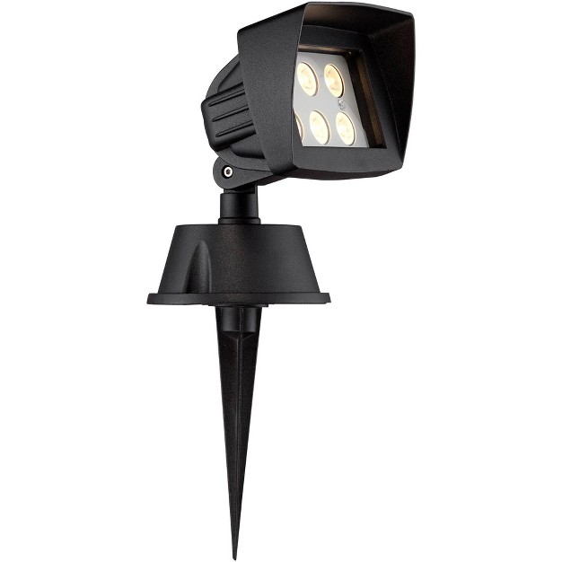 High Black Led Landscape Flood Lights Set Of 2