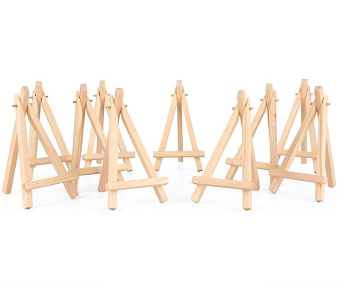 10 X Mini Easels，wooden Board Display，photo Memo Holder，place Card Holder