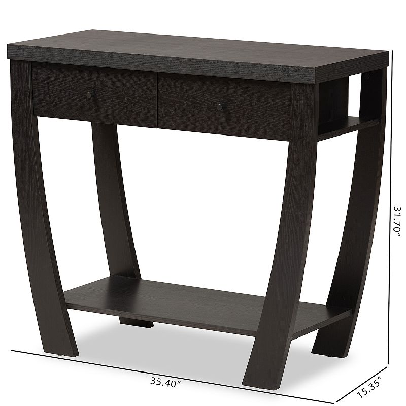 Baxton Studio Capote Console Table